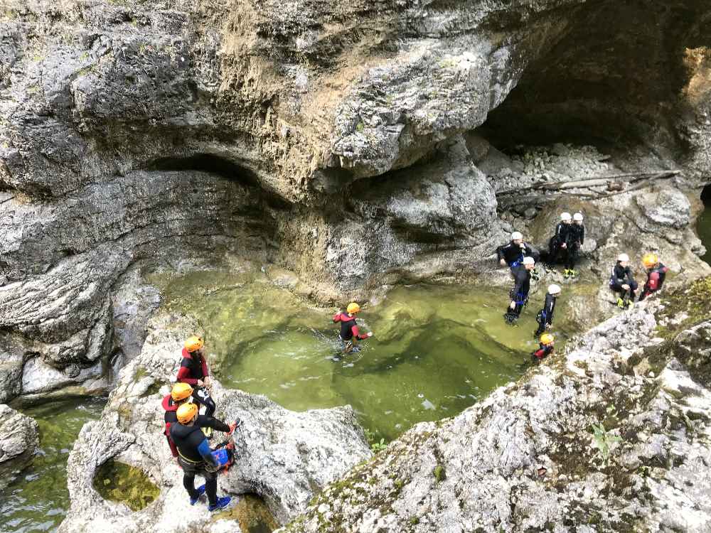 Canyoning Salzburg - Natur Reiseziele Salzburg entdecken
