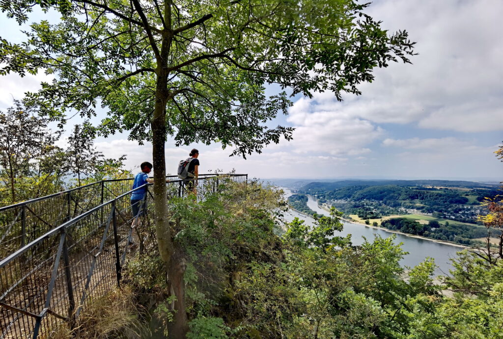 Aussichtspunkt am Drachenfels im Siebengebirge